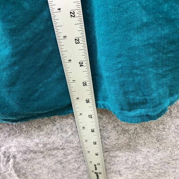 NWT Old Navy Cami Top Womens XXL Teal Ruffle Square Neck Relaxed - Picture 6 of 10